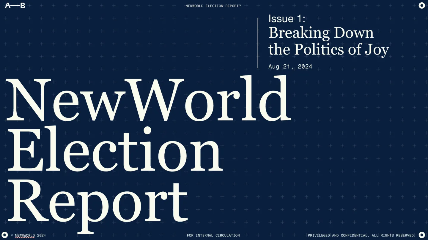 The NewWorld Election Report™